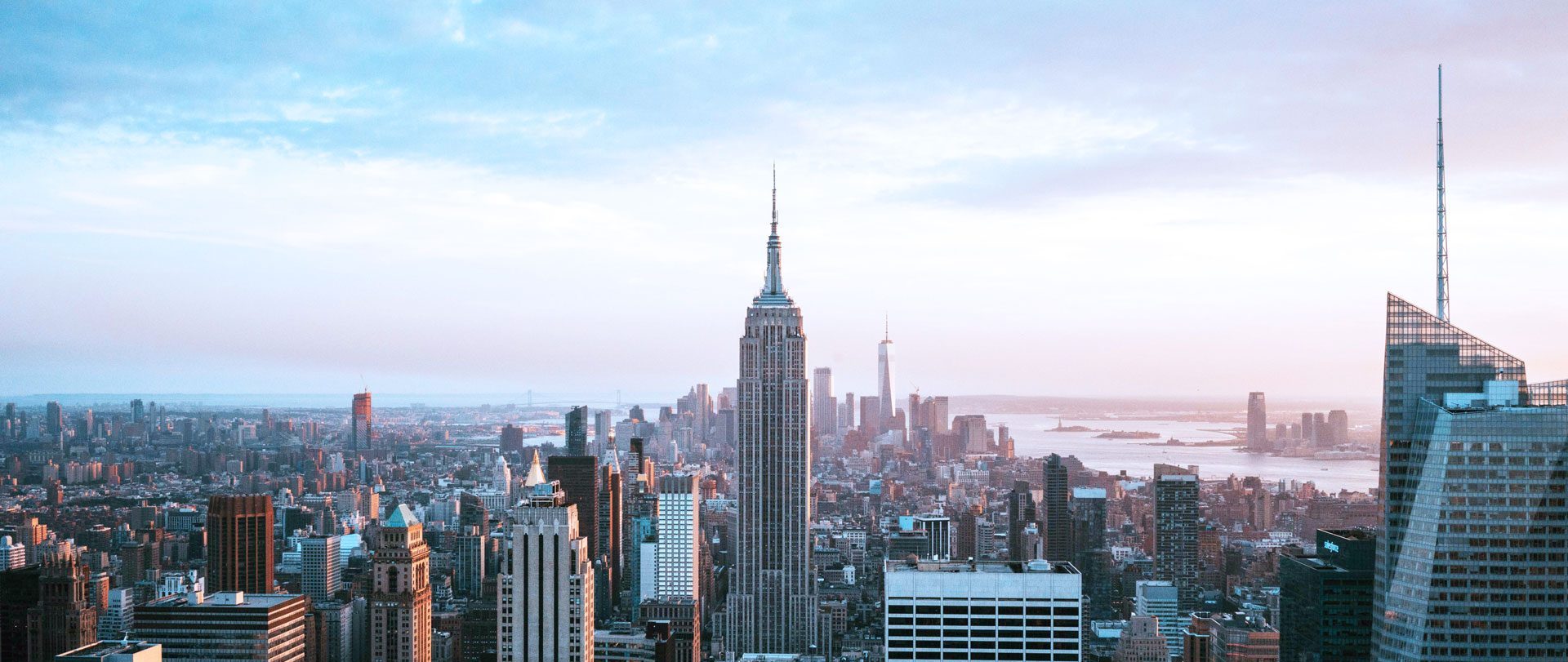 Skyline ciudad de Nueva York - Background página inicio de konexor.com